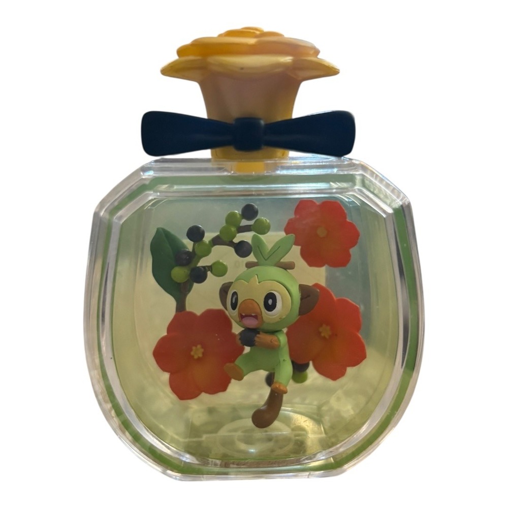 Pokemon Sarunori Grookey Figure in Bottle Display Decor Cute Collectible